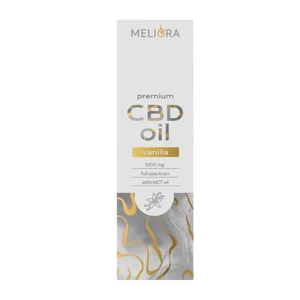 Meliora 10% 1000mg teljes spektrumú VANÍLIA ízesítésű CBD olaj 10ml