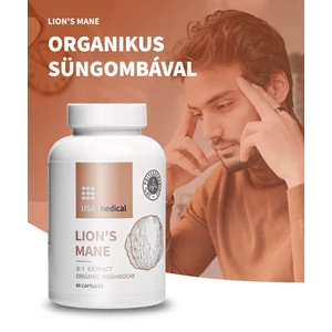 USA medical ORGANIC LION'S MANE gomba kivonat kapszula