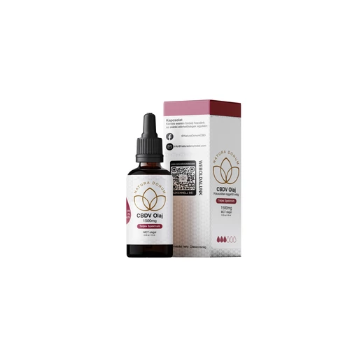 Natura Donum CBDV Olaj 15% 1500mg Teljes spektrum MCT olajjal