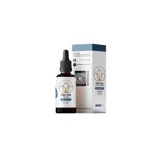 Natura Donum CBG Olaj 30% 3000mg Teljes spektrum MCT olajjal