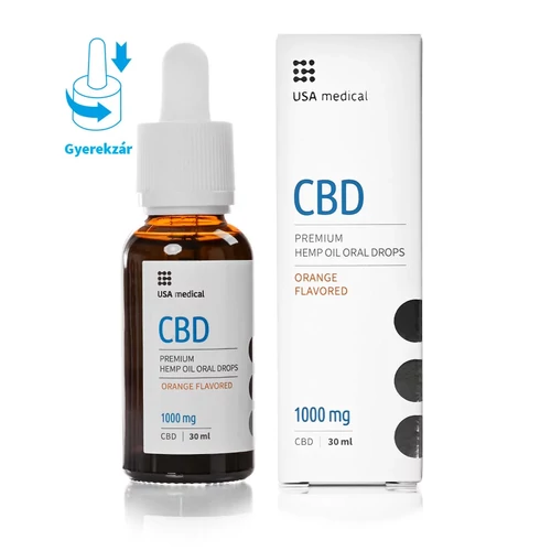 USA medical CBD Olaj 1000 mg 30 ml