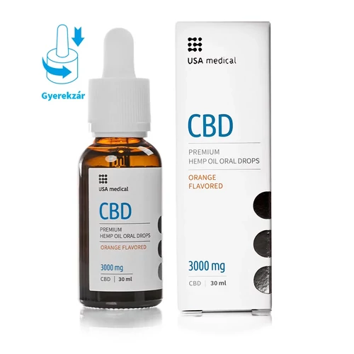 USA medical CBD Olaj 3000 mg 30 ml