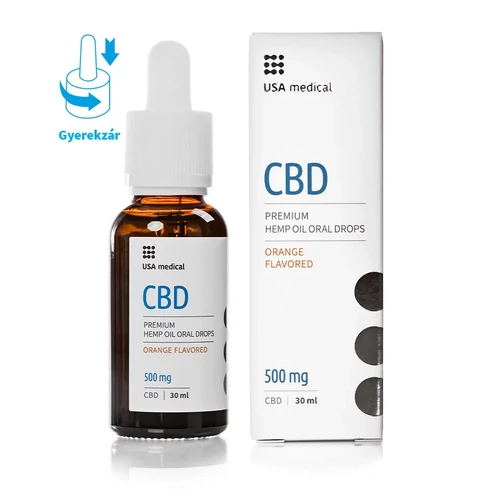 USA medical CBD Olaj 500 mg 30 ml