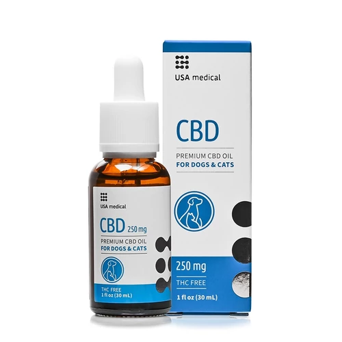 USA medical CBD Olaj KUTYÁKNAK ÉS MACSKÁKNAK 250 mg 30 ml